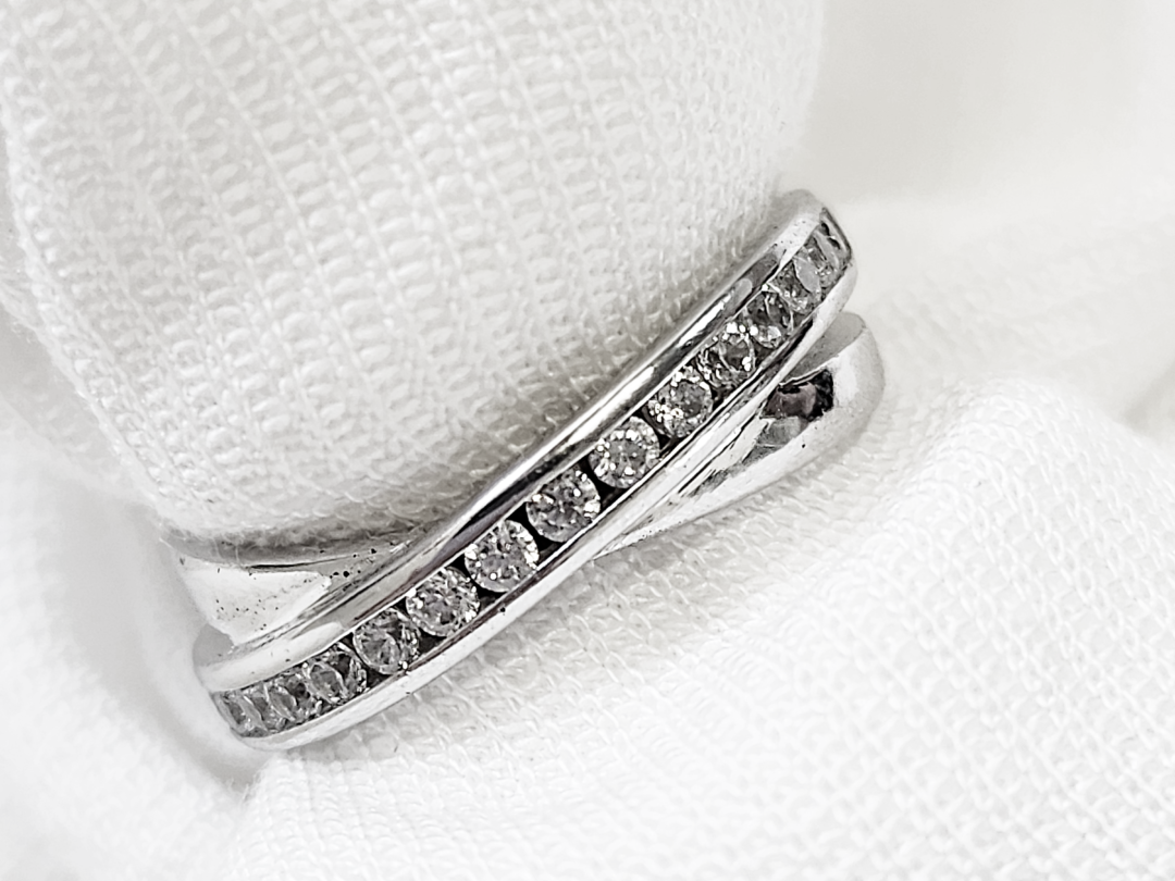 Bague Craquante - Argent et zirconium