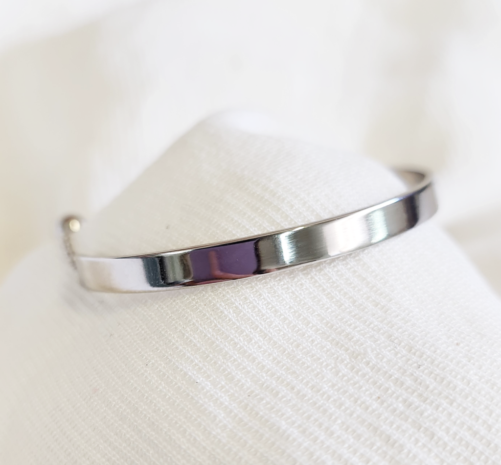 Bracelet jonc Etonnante en argent