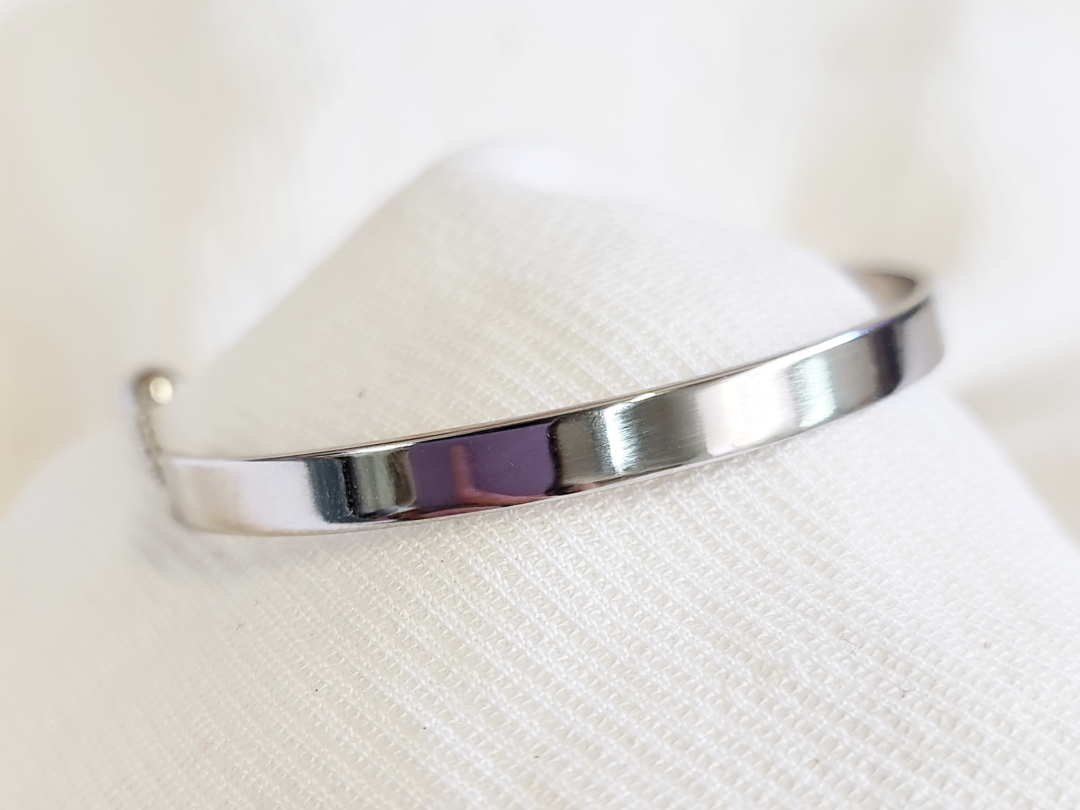 Bracelet jonc Etonnante en argent