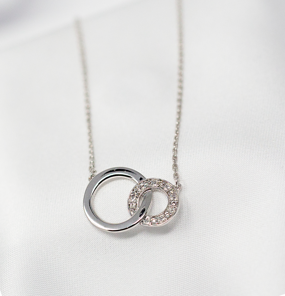 Collier Forever en or bicolore et diamants