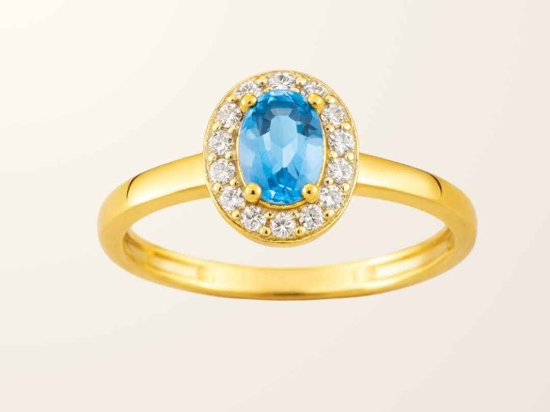 Bague Célia - Or jaune 18cts & Oxydes