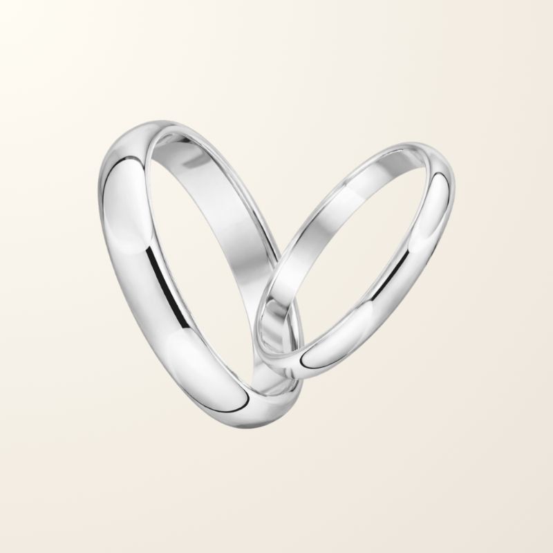 Duo Les Intemporels - Or blanc 18cts