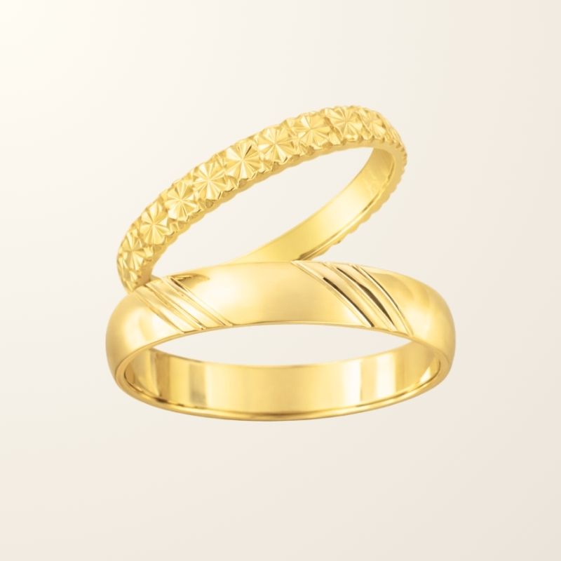 Duo Les Audacieux - Or jaune 9cts