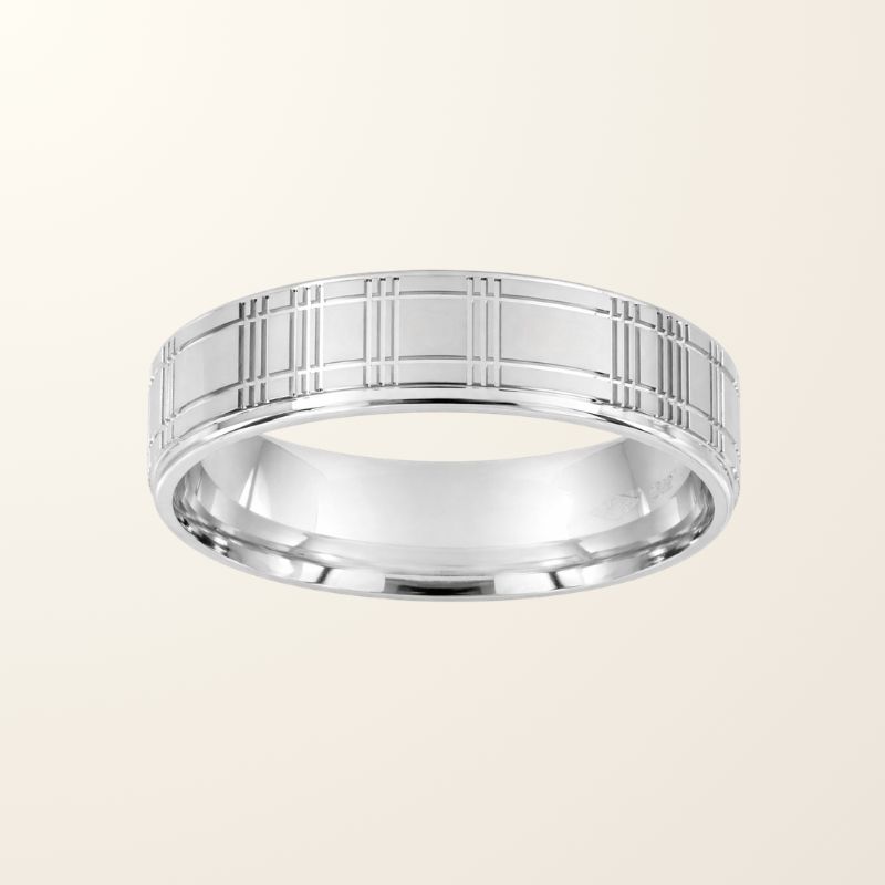 Bague Léo - Or blanc 9cts