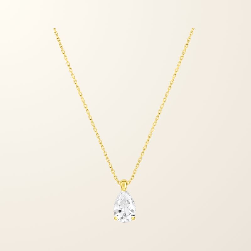 Collier Maria - Or jaune 9cts & Oxyde