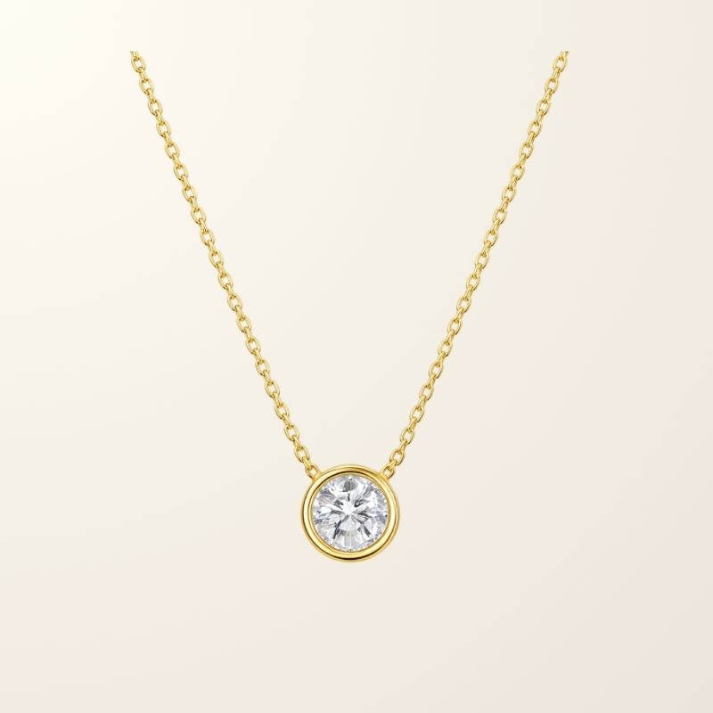 Collier Hélène - Or jaune 9cts & Oxyde