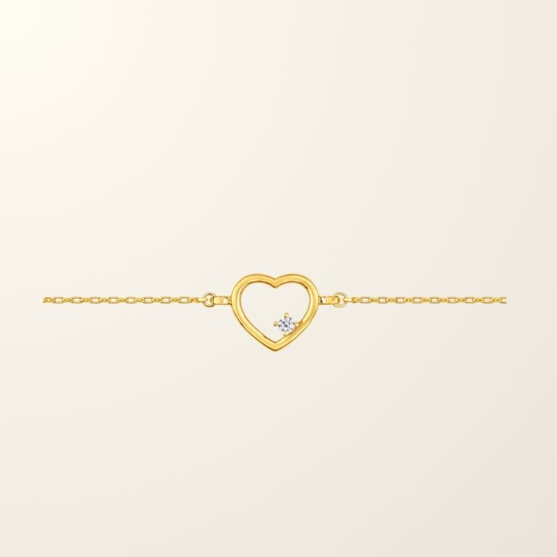 Bracelet Douce - Or jaune 9cts & Oxyde