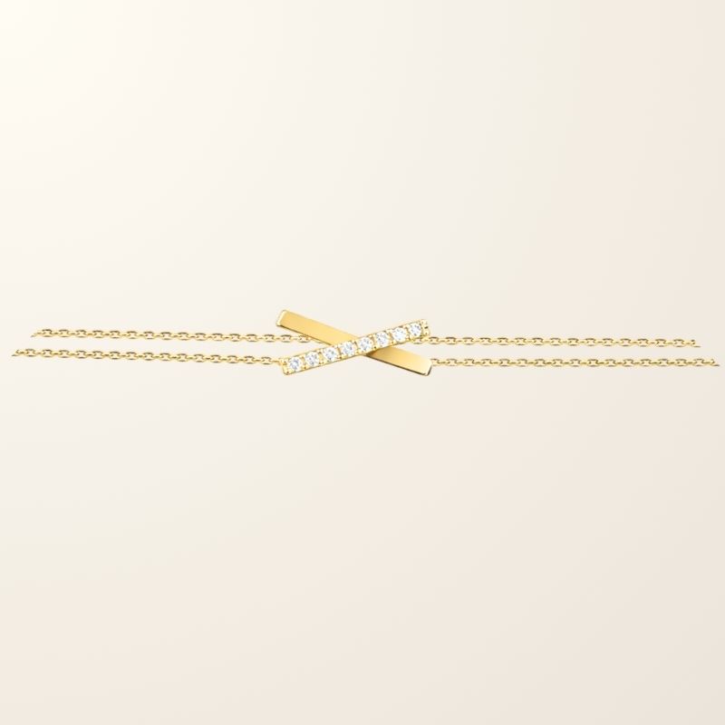 Bracelet Nora - Or jaune 9cts & Oxydes