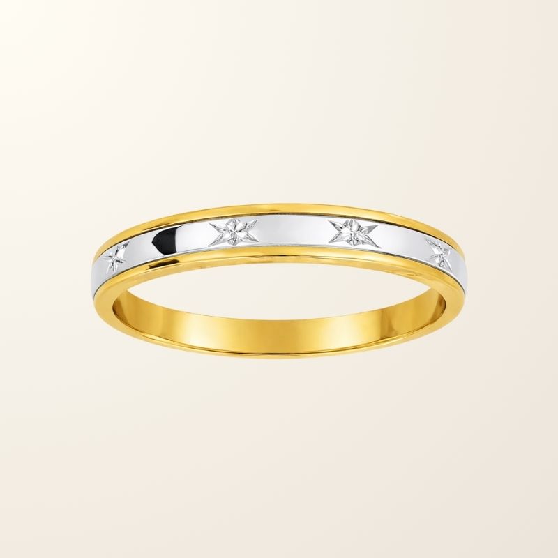 Bague Kelly - Or bicolore 9cts