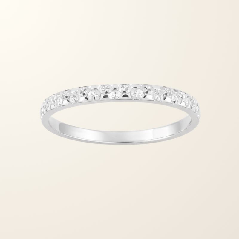 Bague Stella - Or blanc 9cts