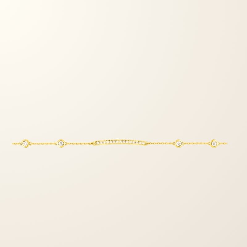 Bracelet Meryl - Or jaune 9cts & Oxydes